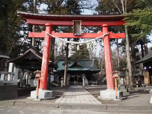 小室浅間神社の鳥居