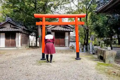 榎前八劔神社の鳥居