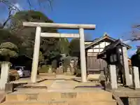 池辺杉山神社の鳥居