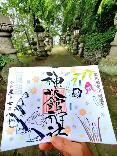 神炊館神社 ⁂奥州須賀川総鎮守⁂の御朱印