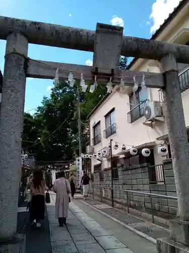 川越熊野神社の鳥居