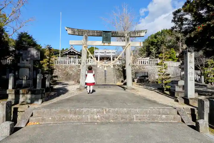 八幡社(東尾八幡社)の鳥居