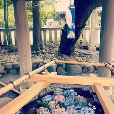 伊勢山皇大神宮の手水舎