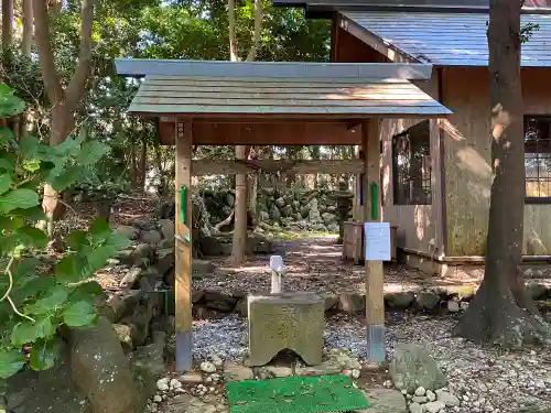 伊射波神社の手水舎
