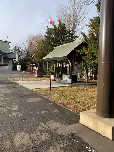 篠路神社の手水舎