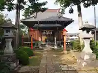 北草加氷川神社の山門・神門