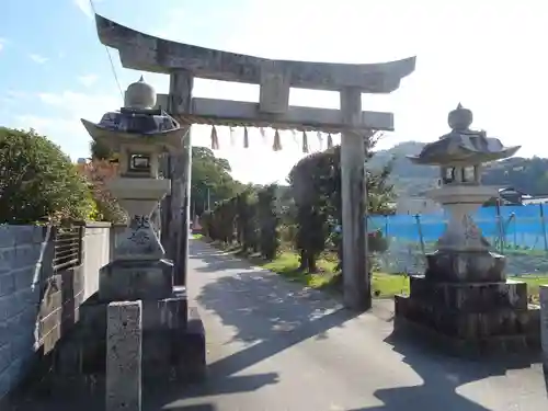 五所八幡宮の鳥居