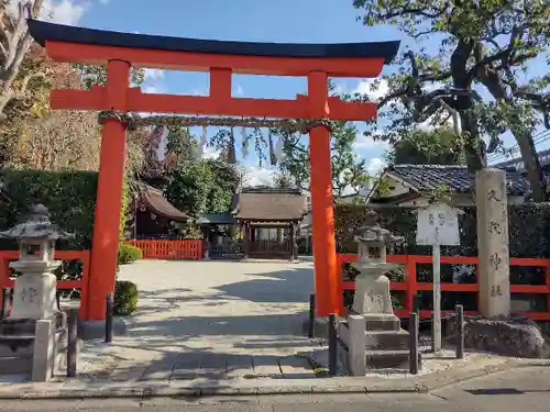 久我神社（賀茂別雷神社摂社）の鳥居