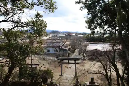 田村神社の景色