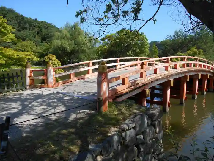 白水阿弥陀堂の庭園