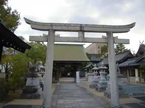 賀茂神社天満宮の鳥居