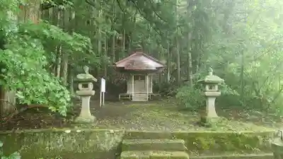 白津山観音堂の周辺