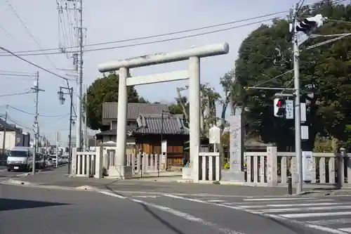 下総野田愛宕神社の鳥居