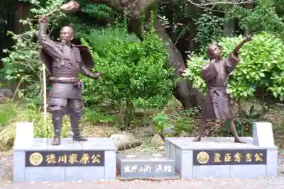 元城町東照宮の像