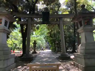 赤坂氷川神社の鳥居