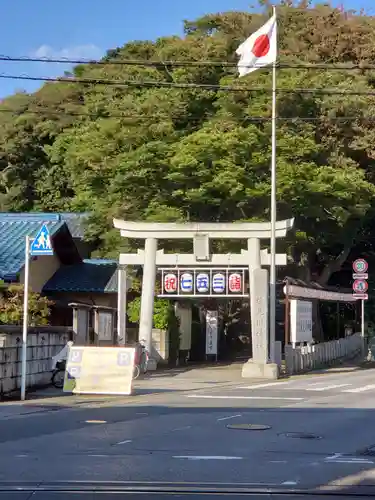 検見川神社の鳥居