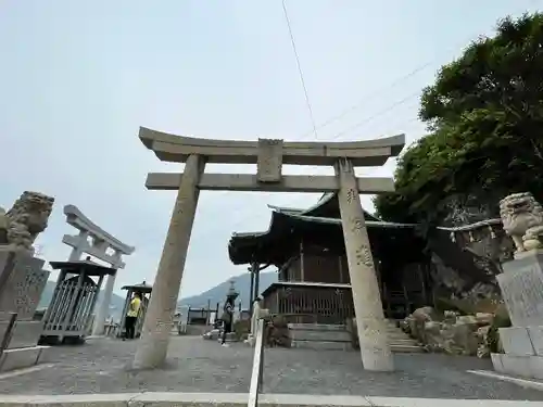 和布刈神社の鳥居