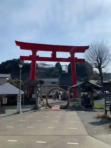 武州柿生琴平神社の鳥居