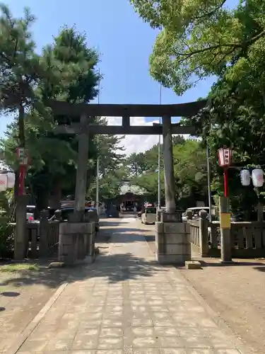 平塚三嶋神社の鳥居