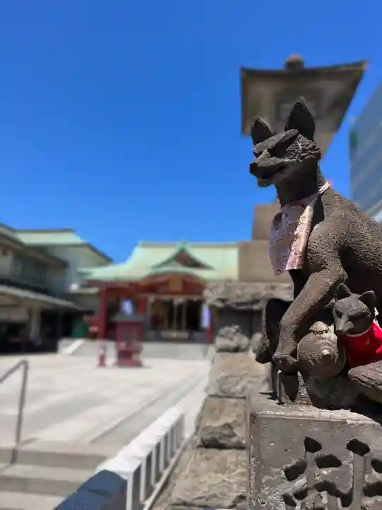 東京羽田 穴守稲荷神社の狛犬