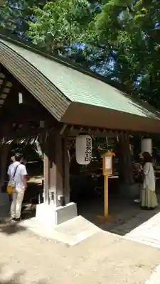 帯廣神社の手水舎