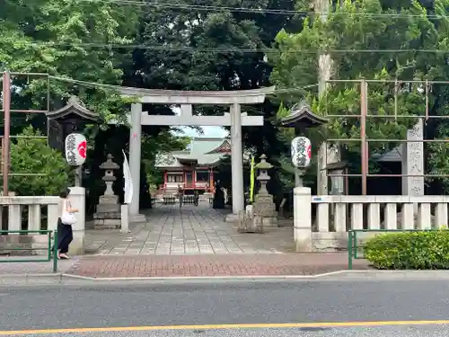 武蔵野八幡宮の鳥居