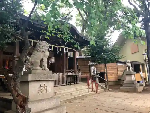 中目黒八幡神社の本殿・本堂