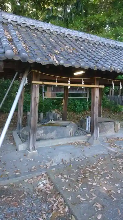 白山神社(木曽川町黒田)の手水舎