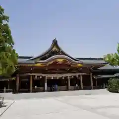 寒川神社の本殿