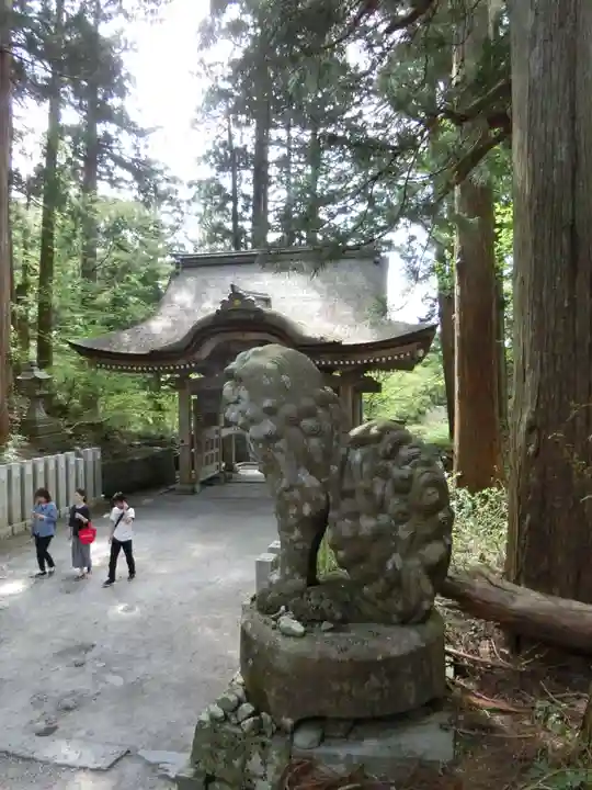 大神山神社奥宮の狛犬