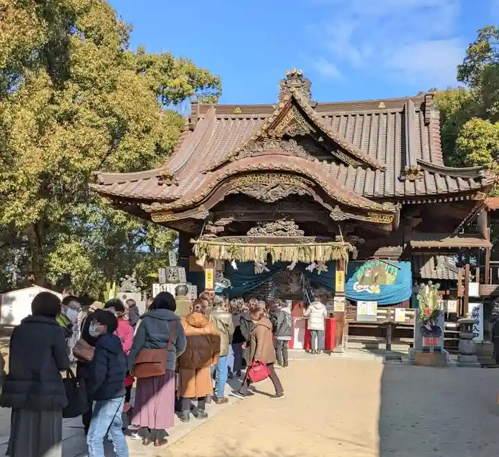 三津厳島神社の初詣