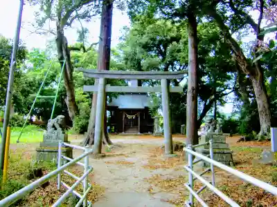 湯泉神社の鳥居