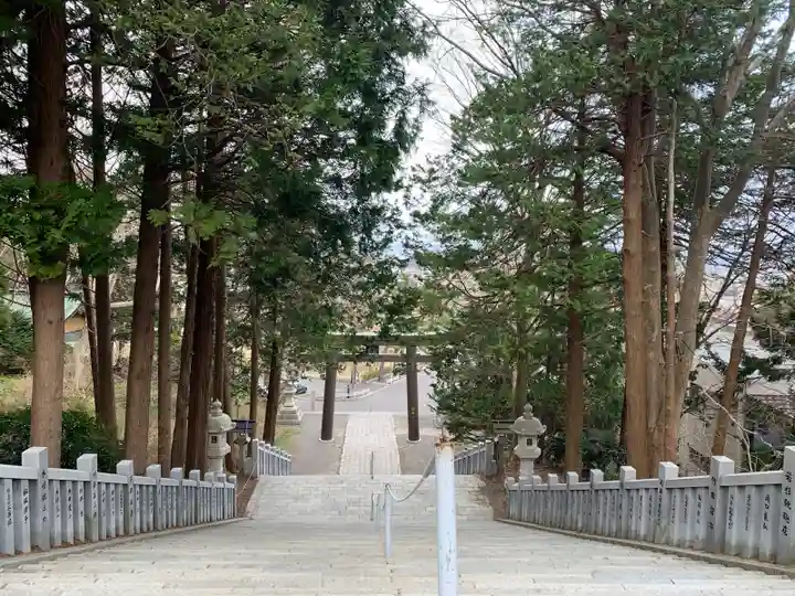 函館八幡宮の景色