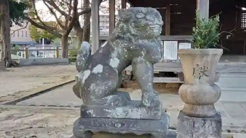 櫛田神社　菅原神社の狛犬