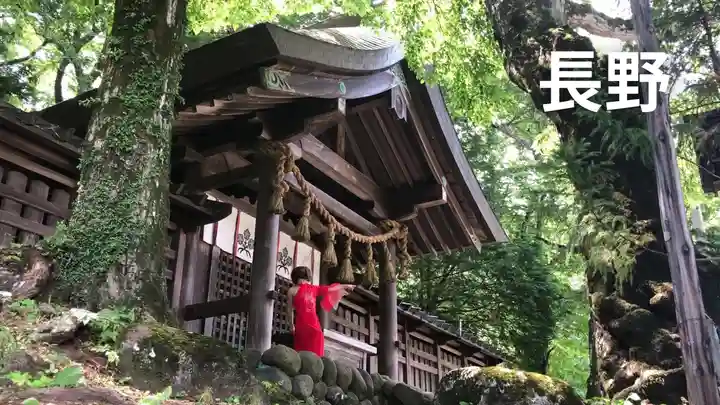 諏訪大社上社前宮の本殿・本堂