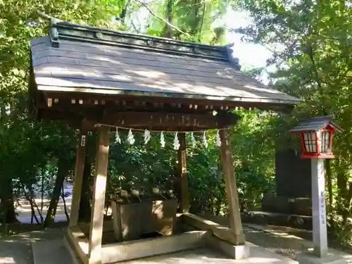 谷保天満宮の手水舎