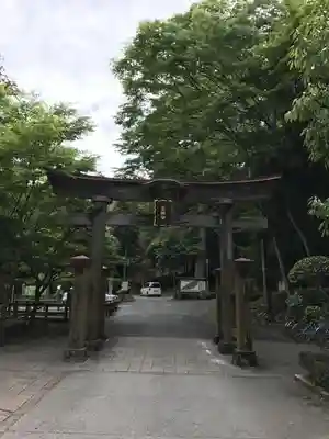 鳥取東照宮（旧樗谿神社）の鳥居