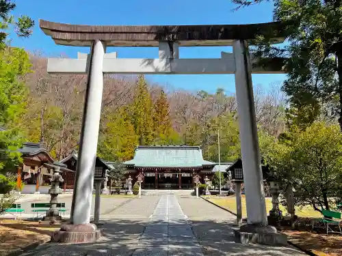 山梨縣護國神社の鳥居