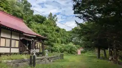 洞爺八幡神社の庭園