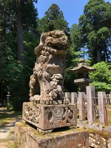 粟鹿神社の狛犬