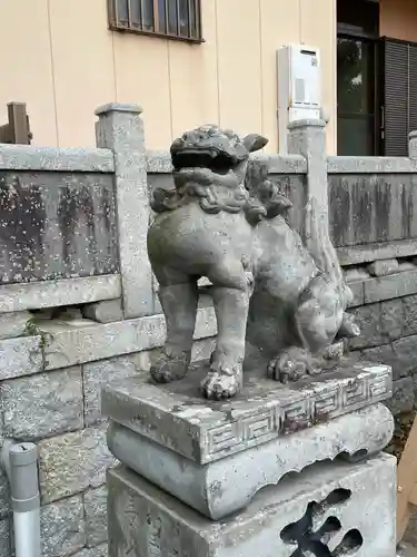 波折神社の狛犬