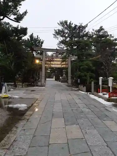 白山神社の鳥居