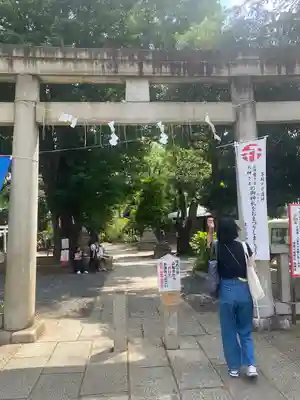 鳩森八幡神社の鳥居