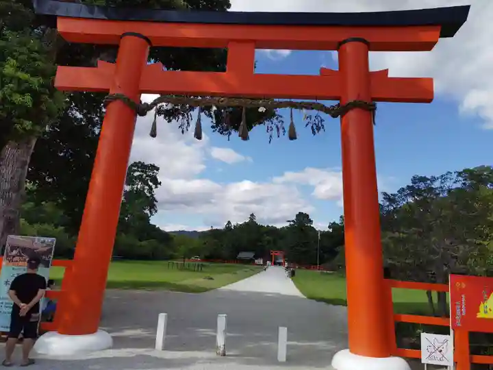 賀茂別雷神社(上賀茂神社)の鳥居