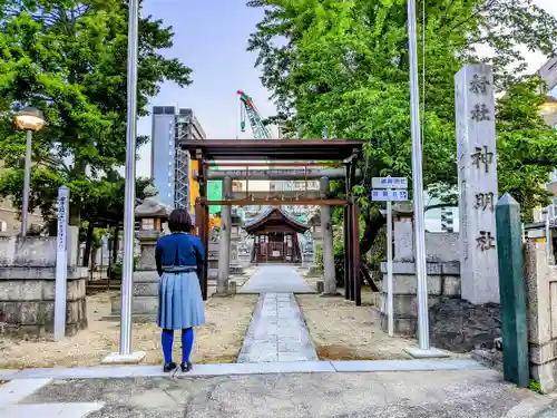 椿神明社の鳥居