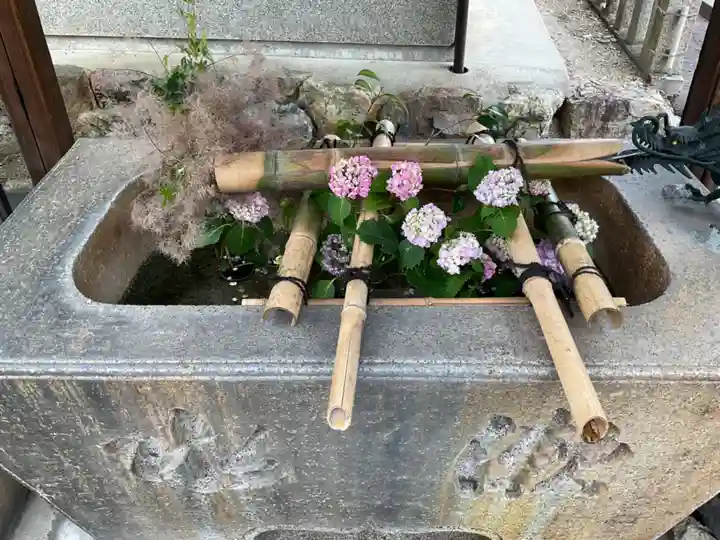 新羅神社の手水舎