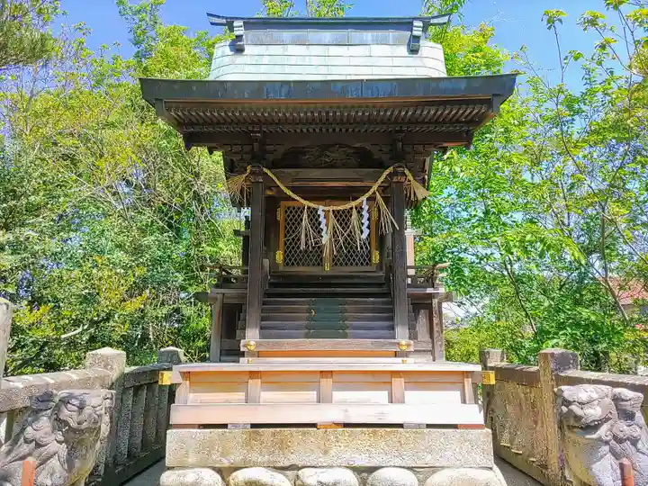 八幡社の本殿・本堂