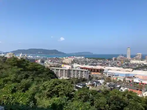 鷲尾愛宕神社の景色