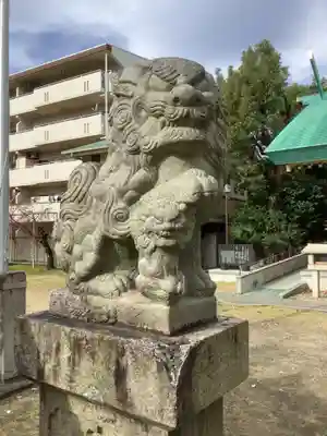 八王子神社 春日神社(清水町)の狛犬
