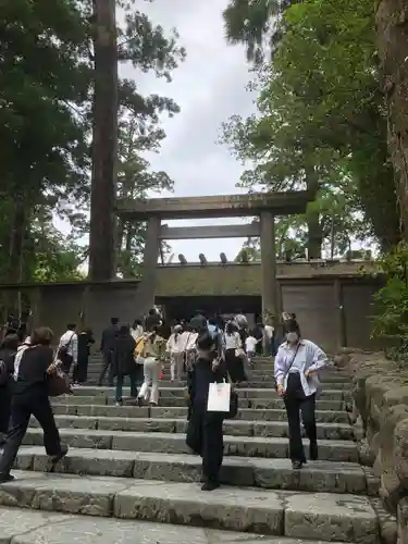 伊勢神宮内宮（皇大神宮）の鳥居